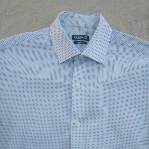 KENNETH COLE REACTION MEN DRESS SHIRT - Picture 1 of 8